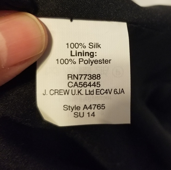 NWT Madewell Women's Dark Gray Silk Lookout Mini Skrit Size L - Picture 5 of 10